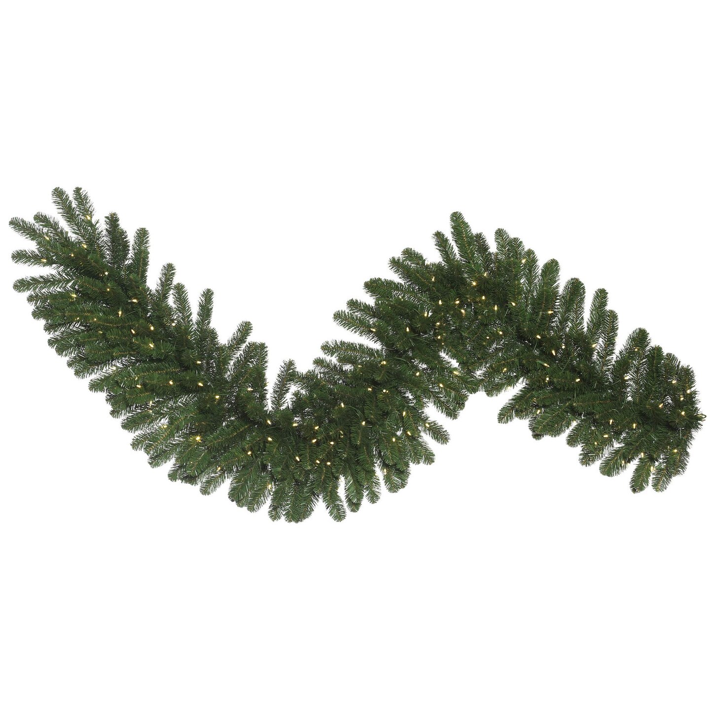 Vickerman 9' x 14" Oregon Fir Garl WA 100LED WmWht - C164712LED