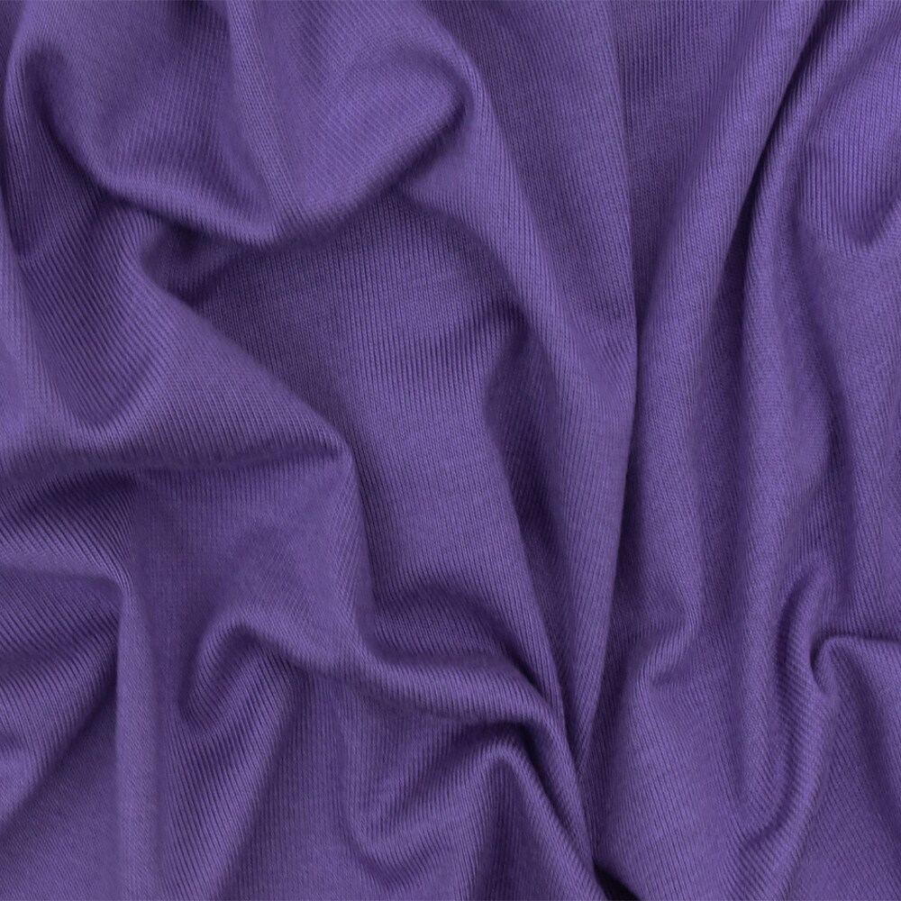 Jam Purple Solid Stretch Rayon Jersey Knit Fabric By the Yard