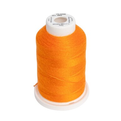String Thread Orange Sulky Filaine 12 Wt. Acrylic Thread - True Orange - 435 yd. Maxi Spool ...