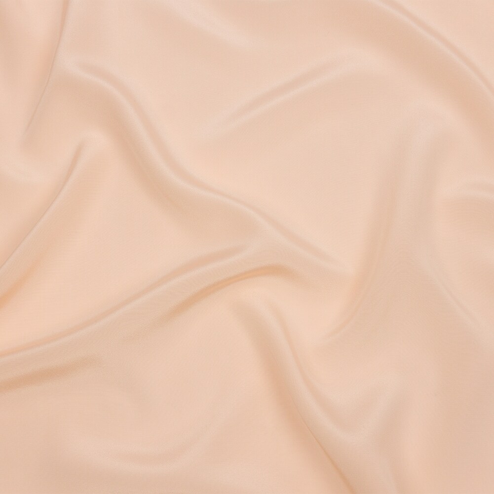 1 Yard Premium Silk Crepe de Chine in Bellini 44" Wide Luxury Fabric for Dress making & Sewing