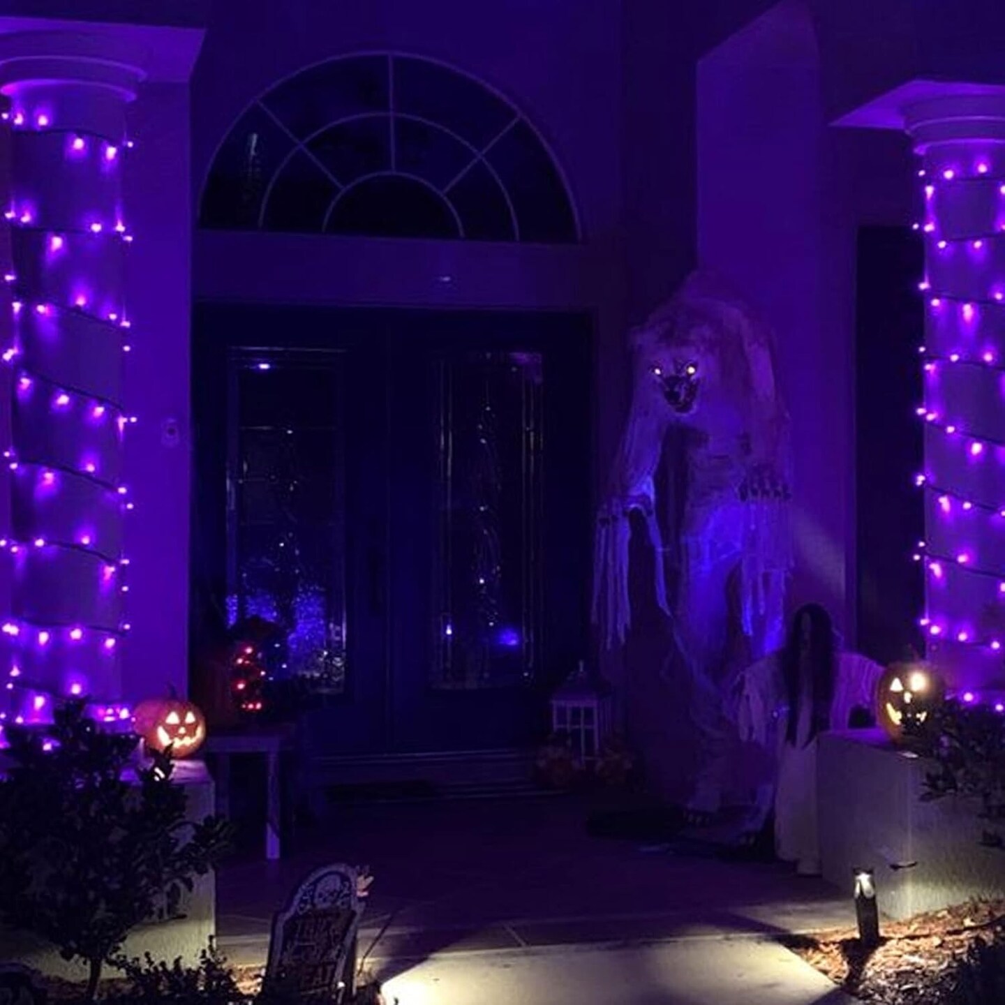 200 LED 66FT Outdoor Halloween Lights (&#x9;Purple)