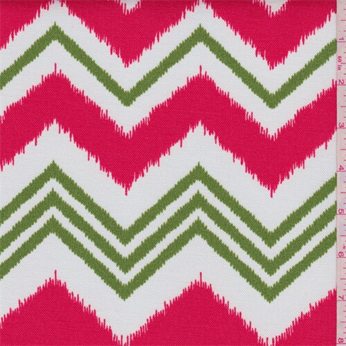Zazzle White/Red Indoor/Outdoor Fabric By the Yard
