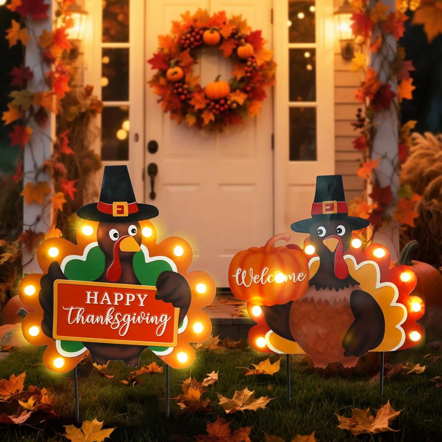 Fall Yard Decor Outdoor (large Turkey)