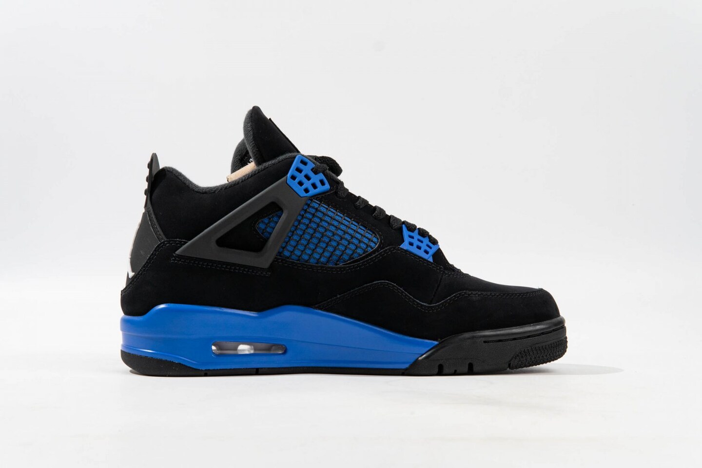 靴 NIKE Air Jordan 4 Retro Black Blue 179459164604528.jpg