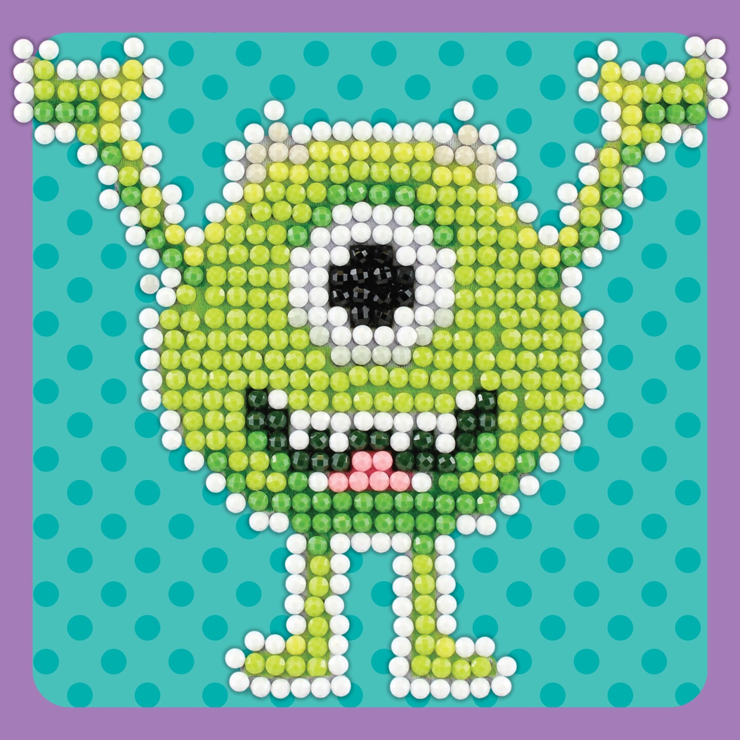 Diamond Dotz Kits - Disney Mike Wazowski Fun Diamond Painting Artwork Kit Diamond Painting Kits, Diamond Art Kits for Adults, Gem Art, Diamond Art, Diamond Dotz Kits
