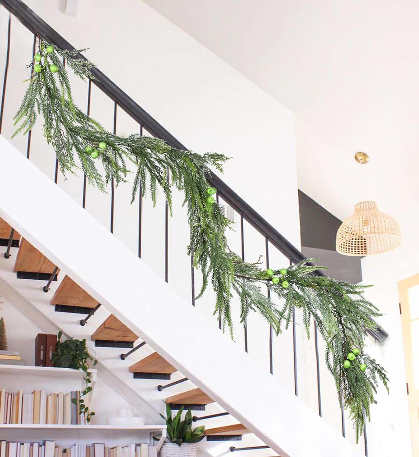 Christmas Norfolk Pine Garlands - 6FT