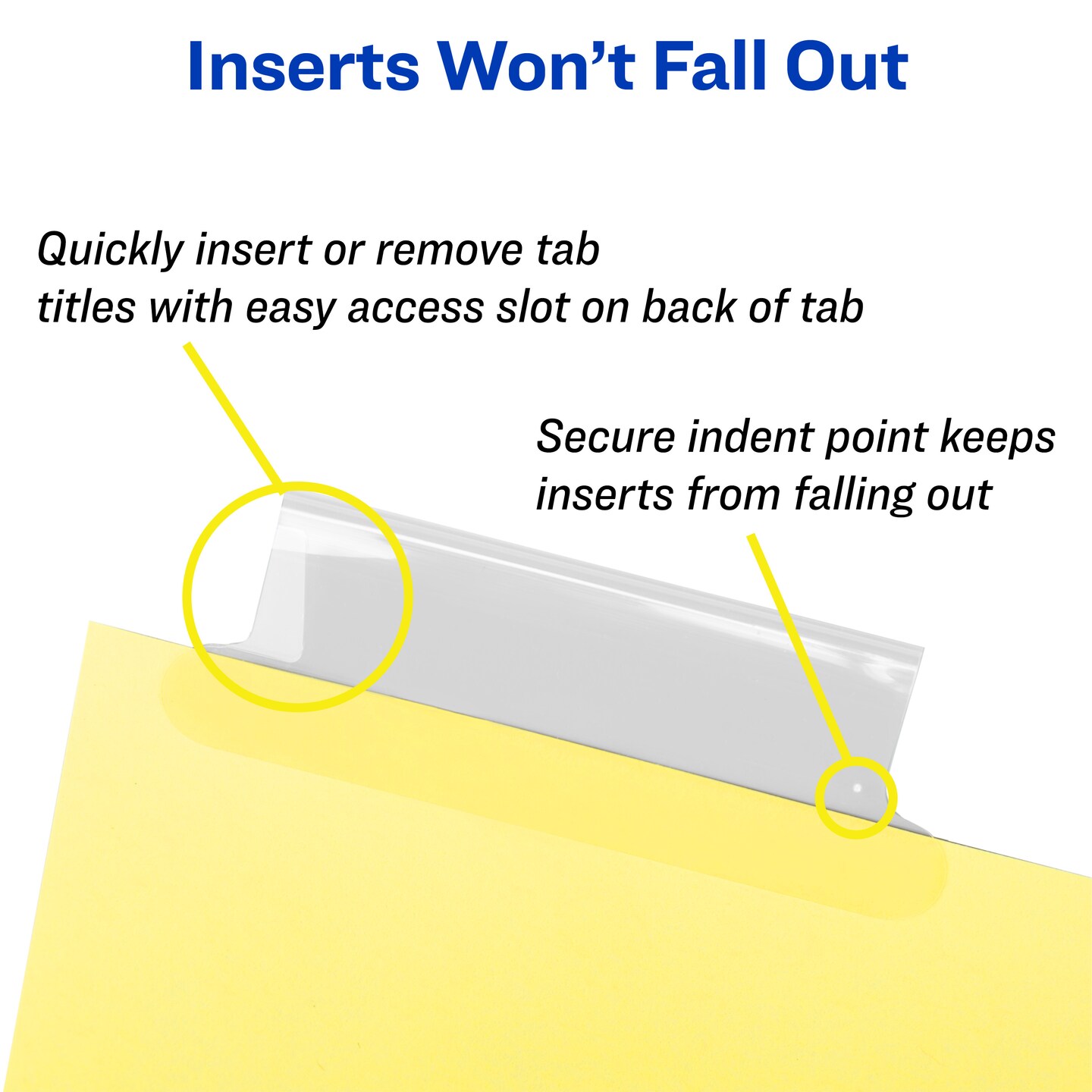 Avery Big Tab Insertable Dividers, Buff Paper, Clear Tabs, 8-Tab Set (11112) - 48 Pack