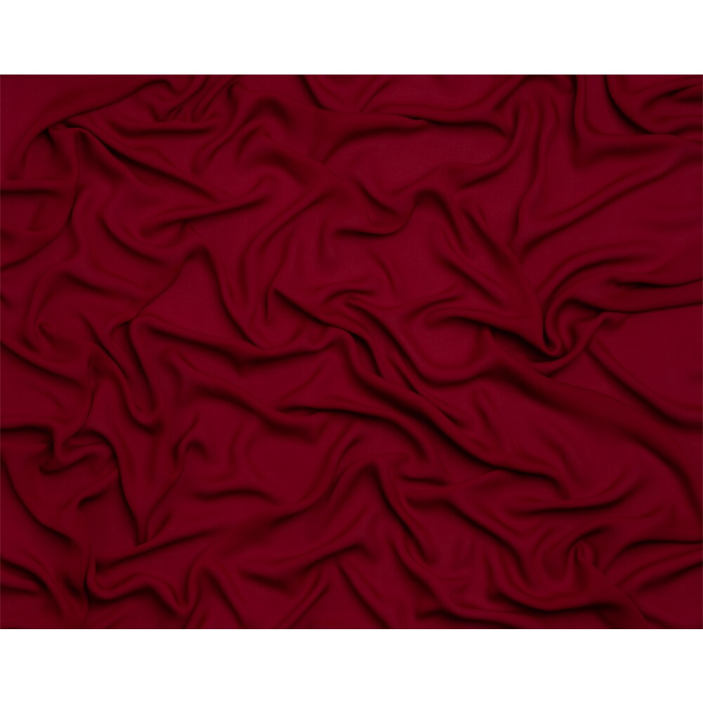 1 Yard Chili Pepper Silk Double Georgette Fabric Premium Collection Drapey Solid 44 Inch Width