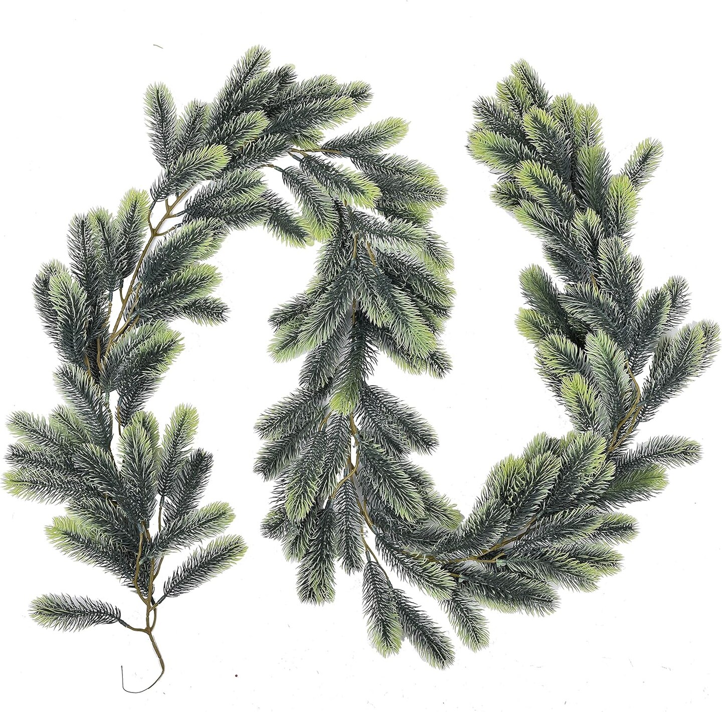 Artificial Christmas Pine Garland - 6 FT (Light Green)