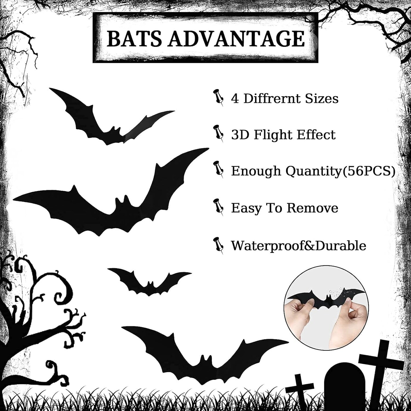 Halloween Bats Decorations