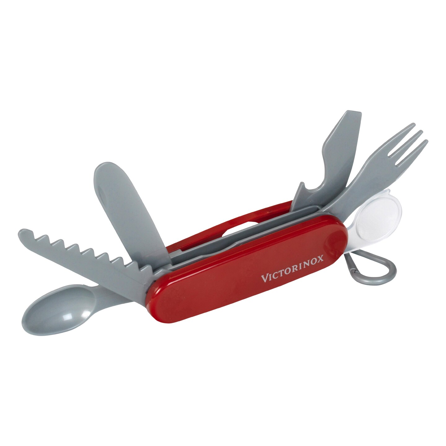 Klein: Victorinox: Swiss Army Knife - Kids Pretend Play, 6 Tool Toy, Adventurer Indoor/Outdoor Tool, Stainless Steel, Great For Camping &#x26; Learning Proper Tool Safety, Ages 3+