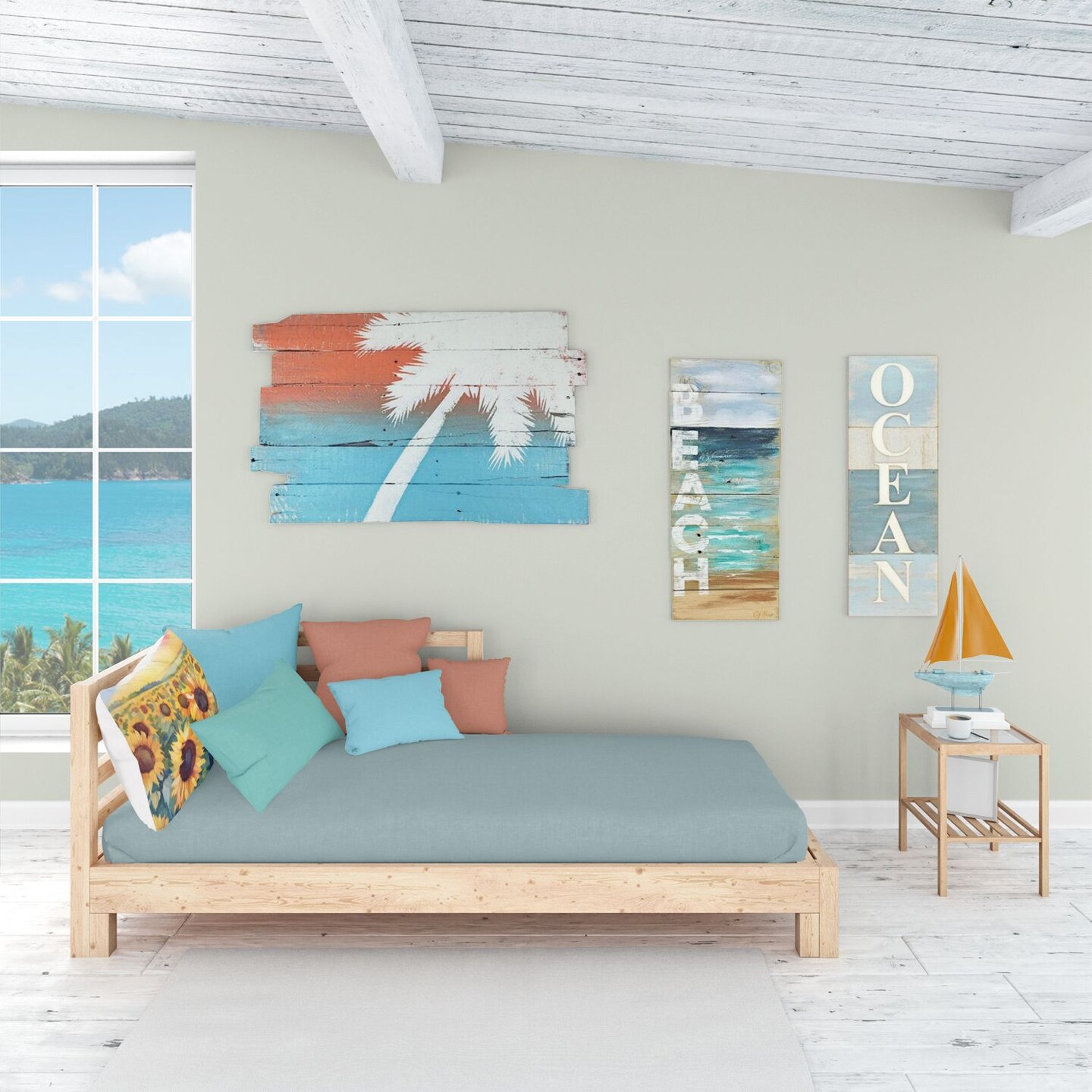 Kansas Sunflowers Standard Pillowcase Lightweight Decorative Artwork 30 x 20.5 Inches