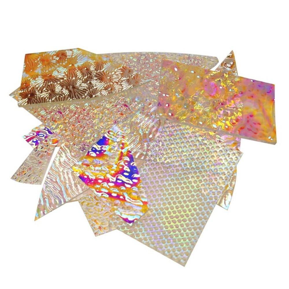 CBS Dichroic Experimental Jewelry Pack Clear 1/2lb.Bag 90coe