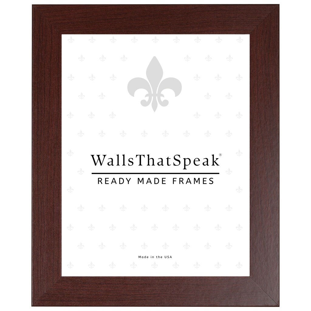 24x30 Picture Frame, Bauhaus 125 1.25 Inch Faux Wood MDF Moulding, Wall Display for Art, Posters, or Photos by wallsthatspeak