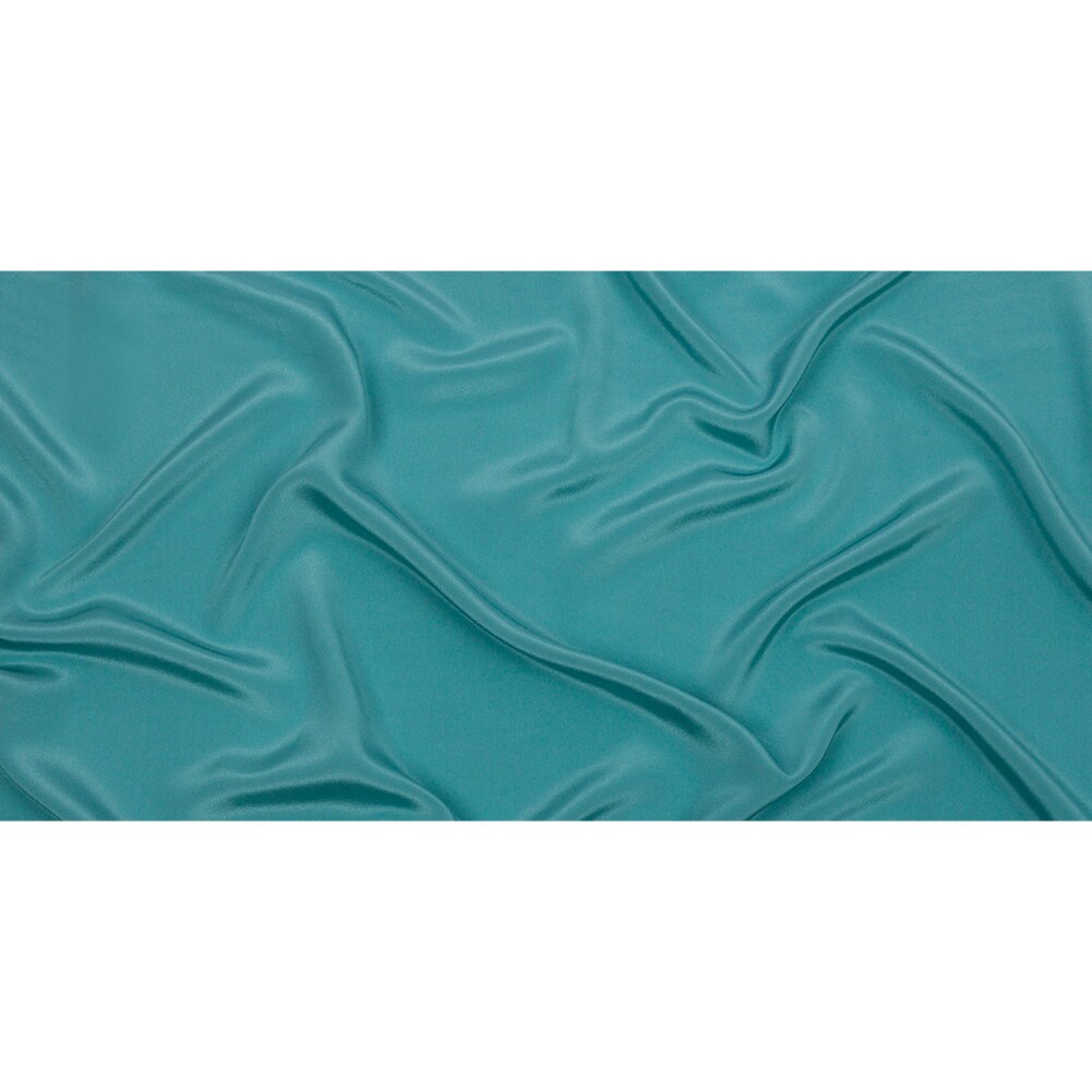 1 Yard Silk Crepe de Chine Fabric 44" Wide Colonial Blue for Blouses & Dresses