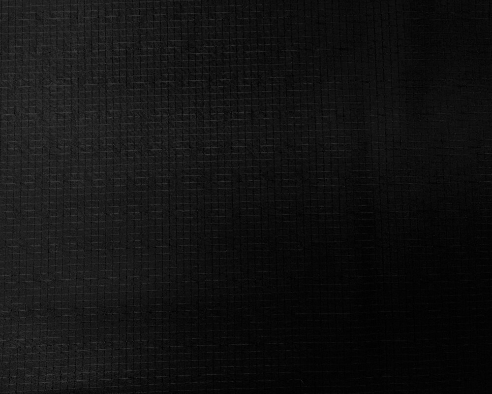 Black Polyester Grid Ripstop Double Layer Bonded Fabric By the Yard