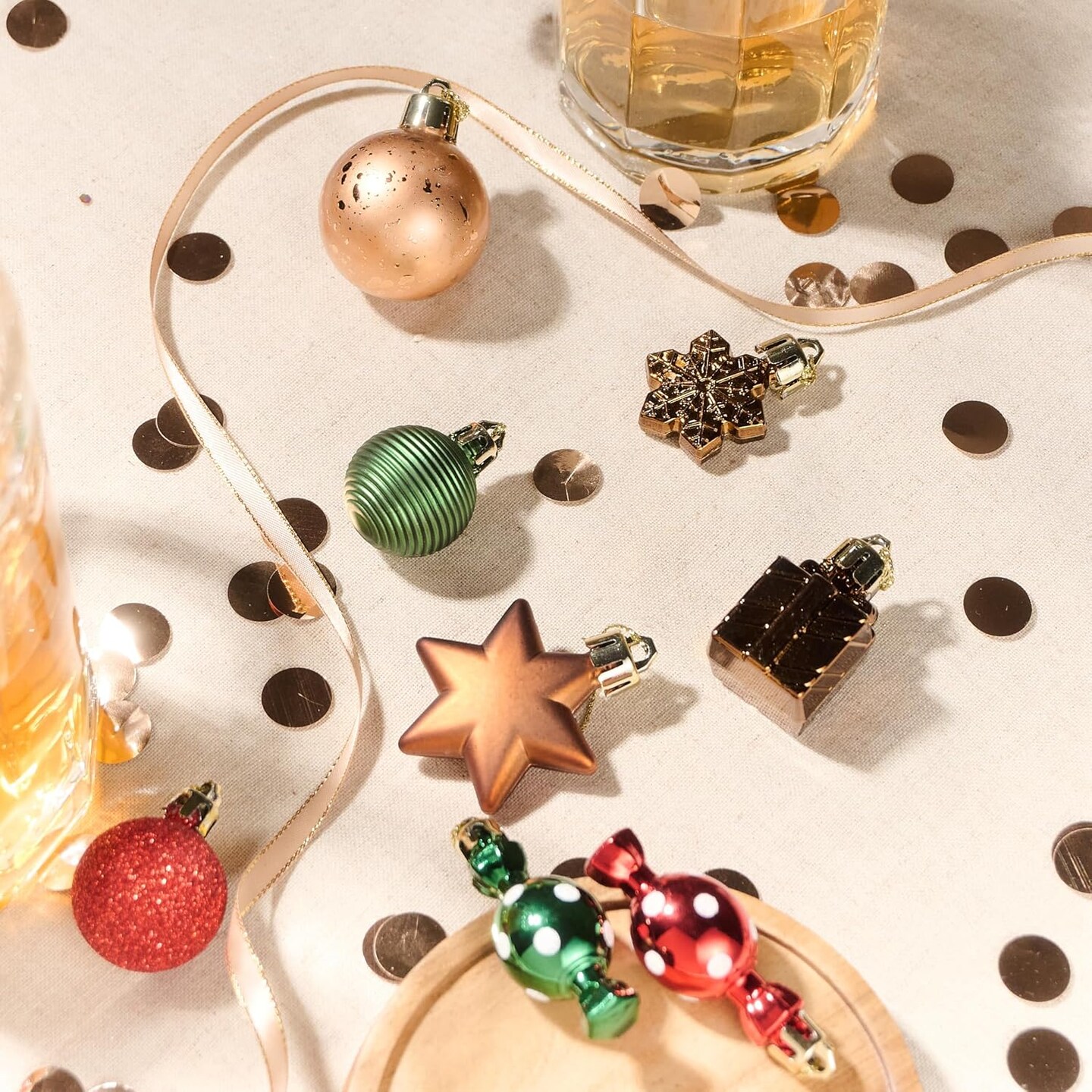 45ct Christmas Ornaments Set(&#x9;9.76 x 8.98 x 1.85 inches&#x60;)