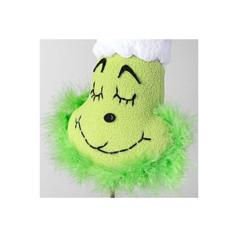 19&#x22; Plush Green Monster Head