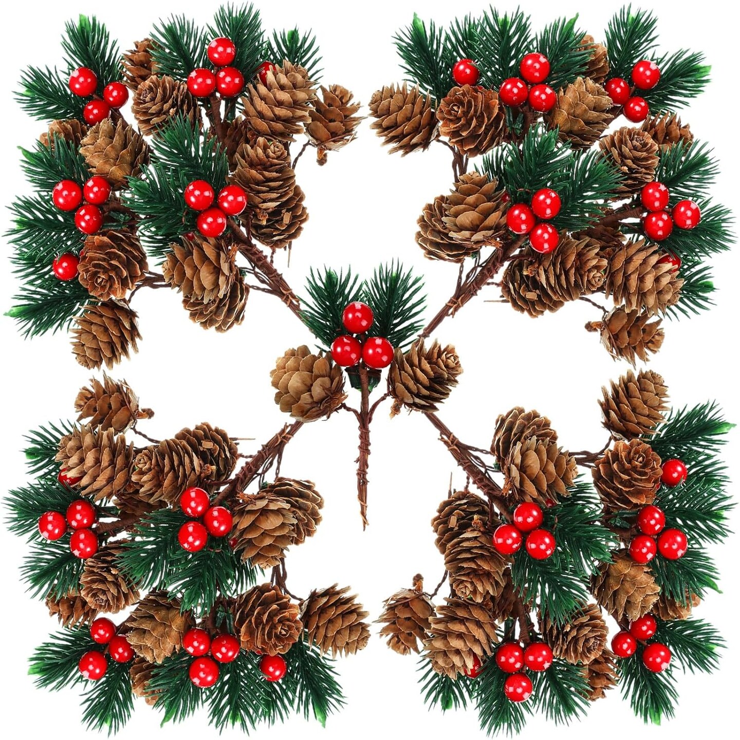 48 Pcs Christmas Picks and Sprays (Cute)