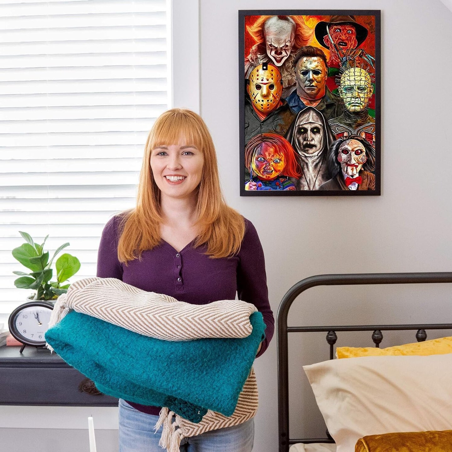 Halloween Paint by Numbers Kit for Adults BeginneR(Paint by Number-Horror-2)