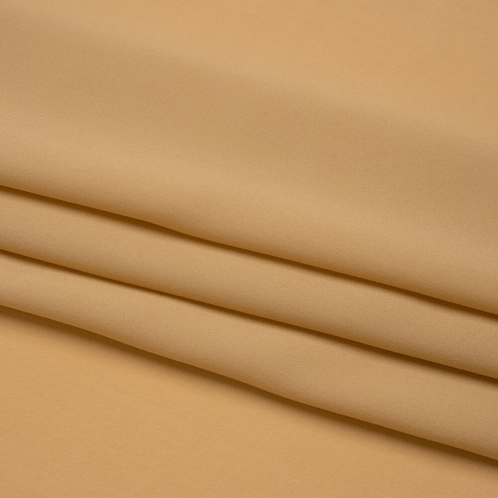 1 Yard Silk Double Georgette Fabric Croissant Premium Lightweight Draping, 44 Inches Width