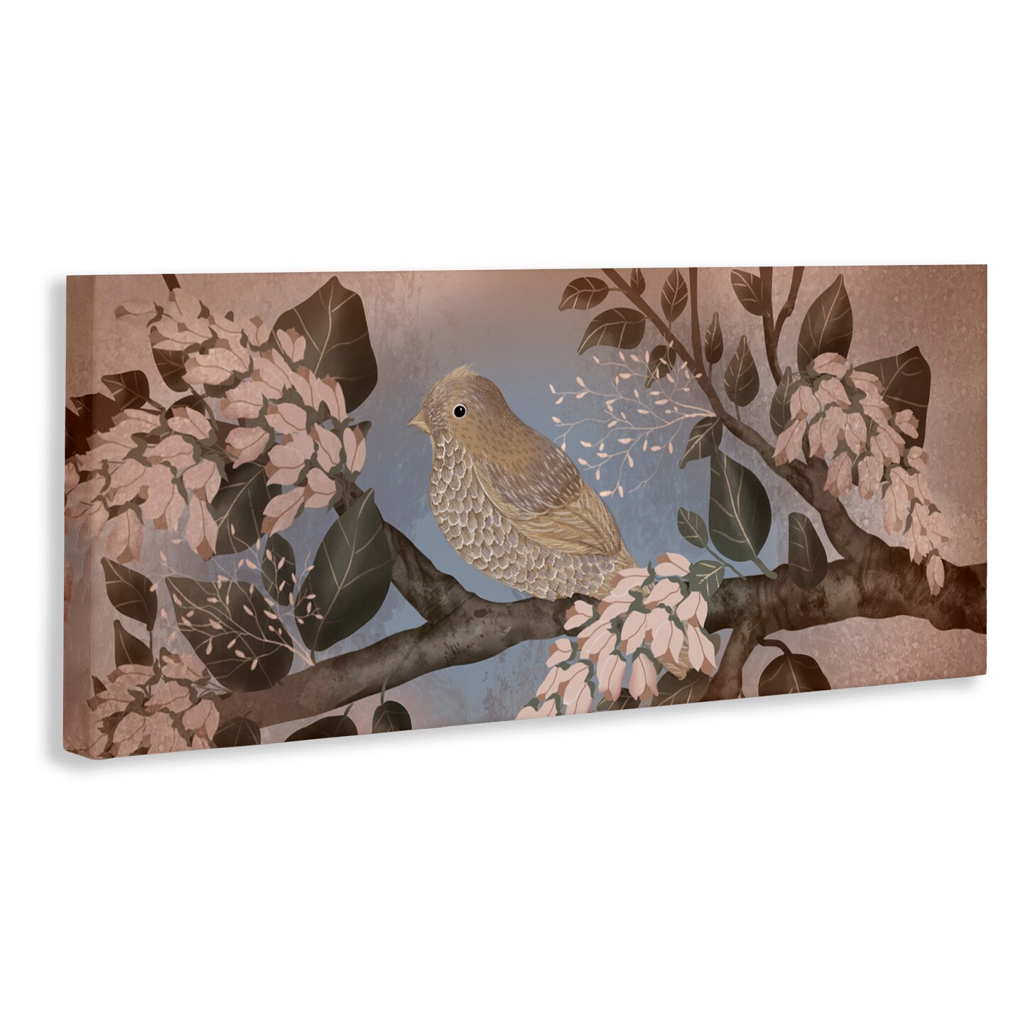 Stupell Industries Bird Sanctuary Earth Tones Canvas, design by