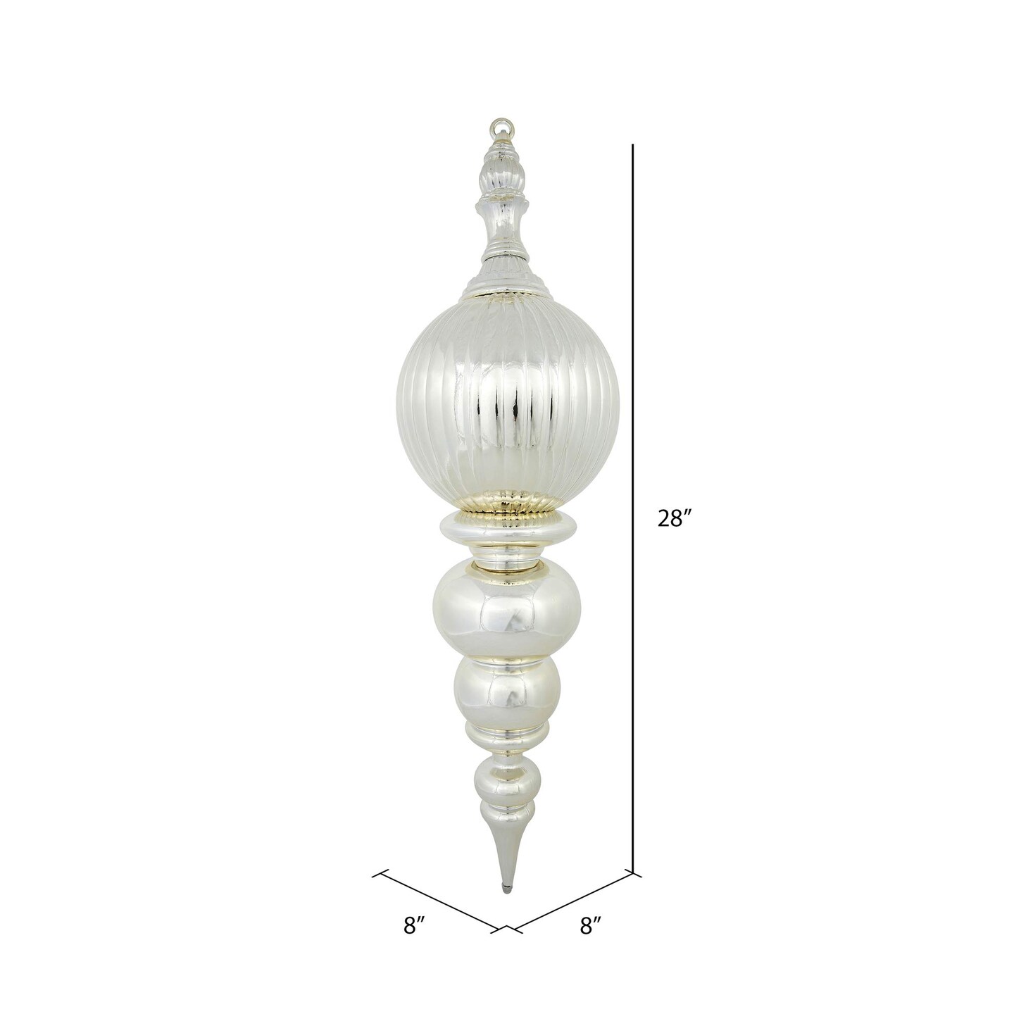 Vickerman 28&#x22; Champagne Shiny Finial - M162838