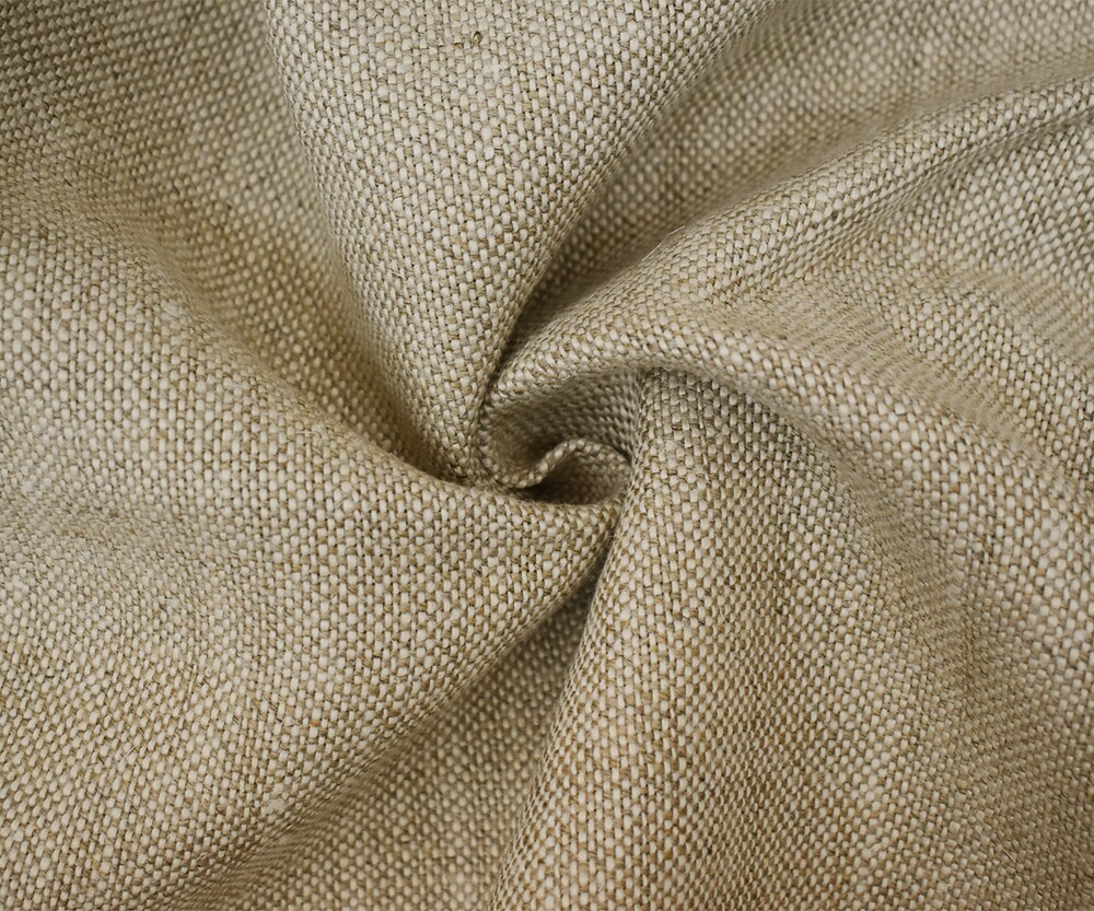 Natural Beige-White Moygashel Woven Irish Linen Home Decorating Fabric By the Yard
