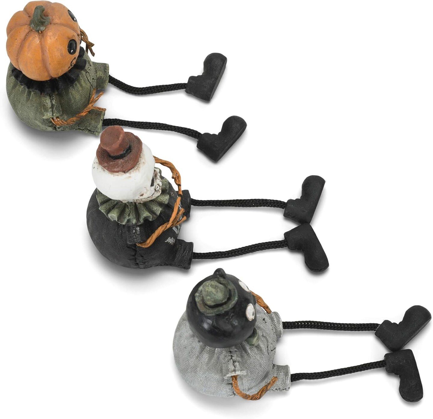 Boo Wicked Spooky Green 7.5 x 2.25 Resin Decorative Tabletop Figurine