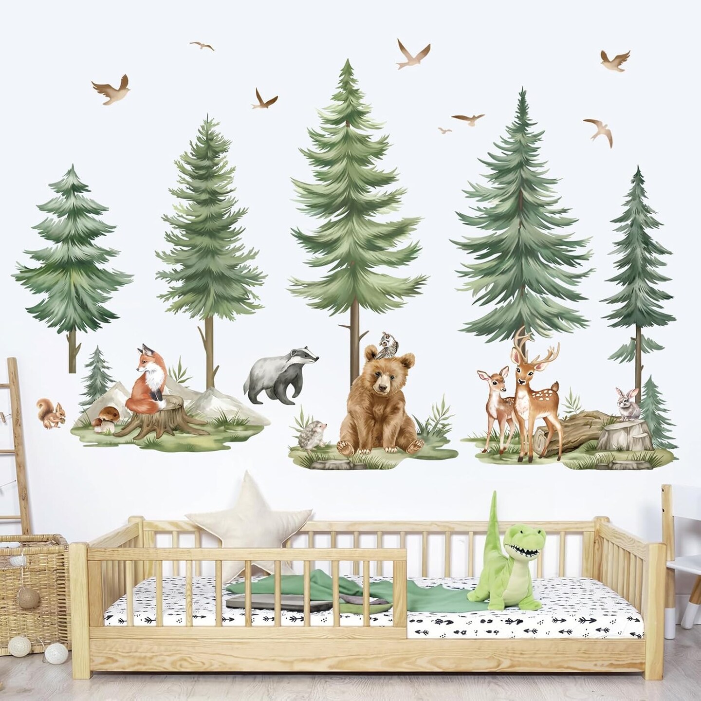 Mountain Tree Wall Stickers (Multi)