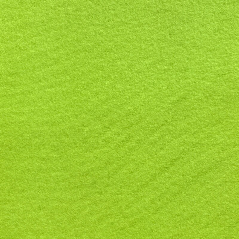 Solid Lime Anti-Pill Fleece Fabric (Medium Weight) | By The Yard