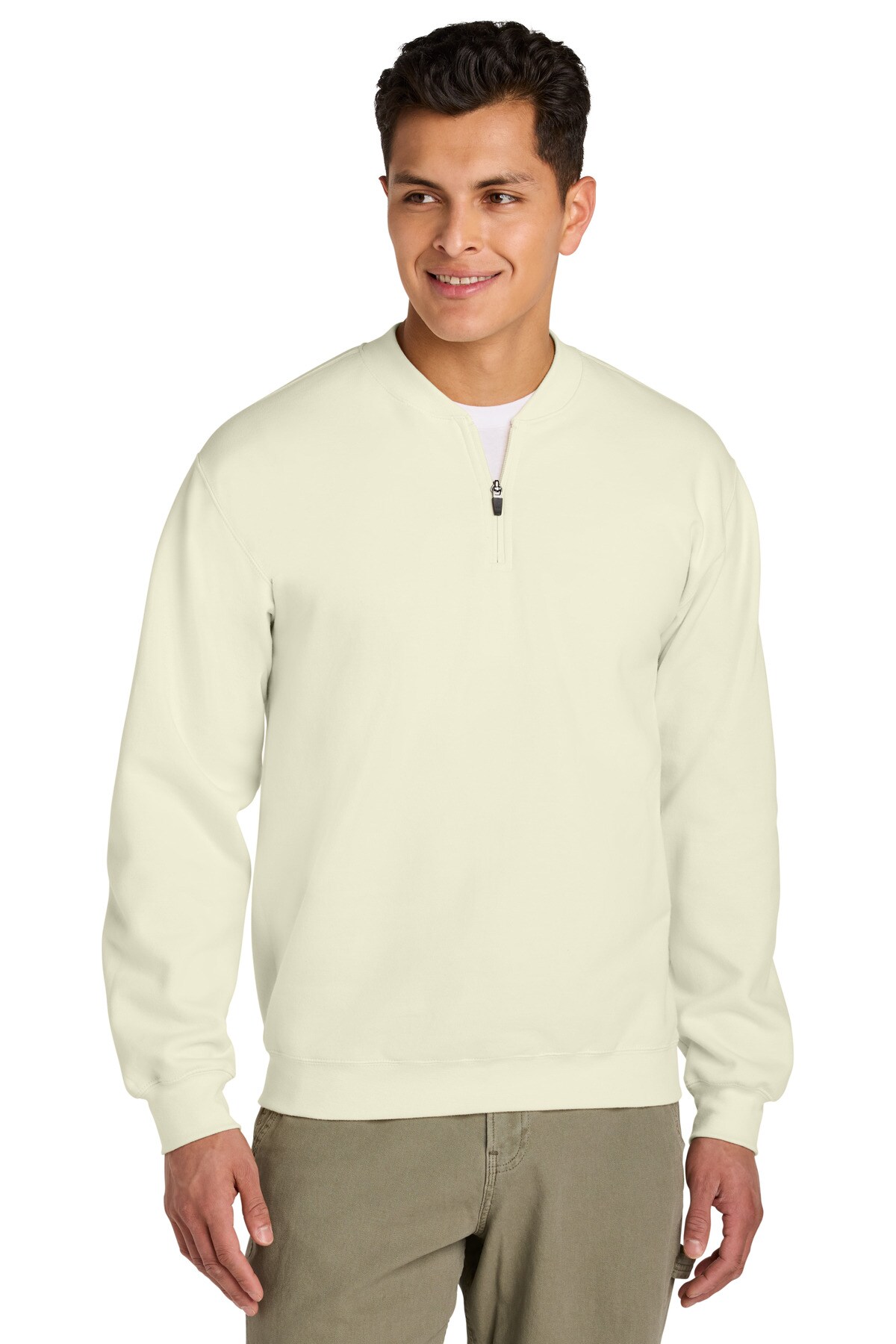 Gildan® Unisex Softstyle Midweight 1/4 Zip Long Sleeve Sweatshirt Classic Fit