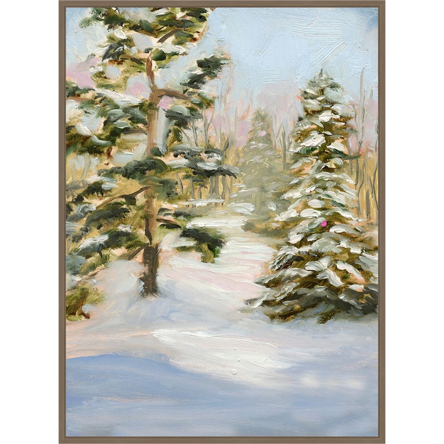 Trees in Winter by Sandra Iafrate Framed