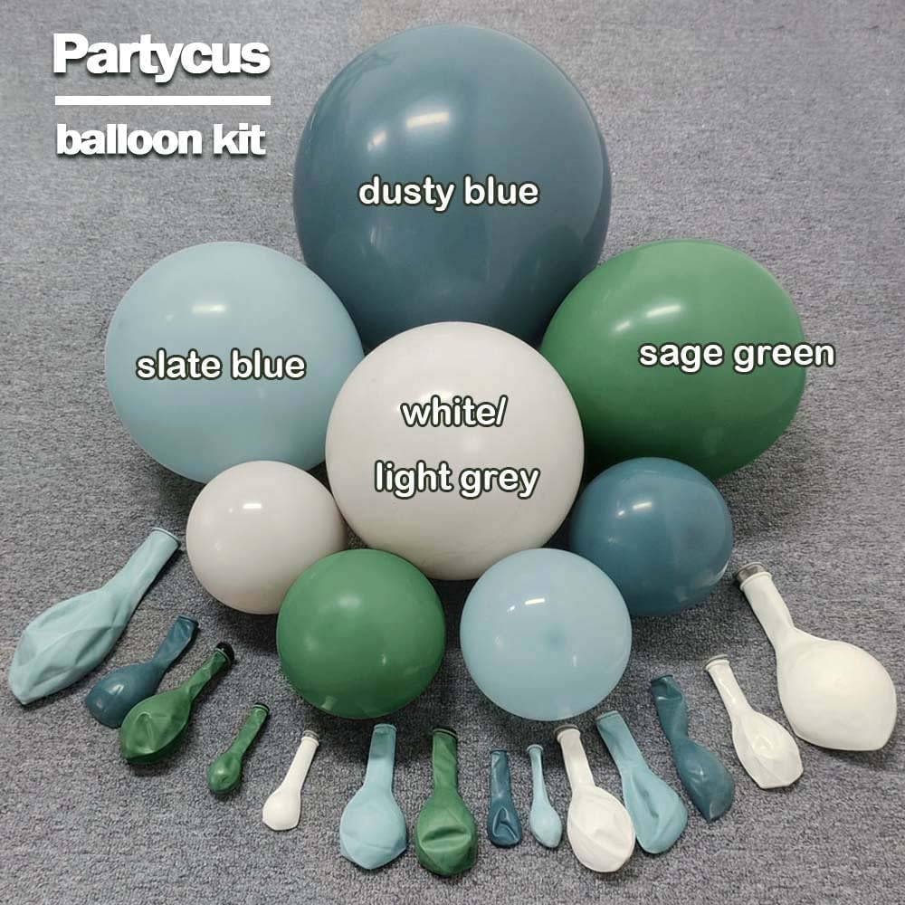 Dusty Blue Green Balloon Arch Kit (Blue Green)