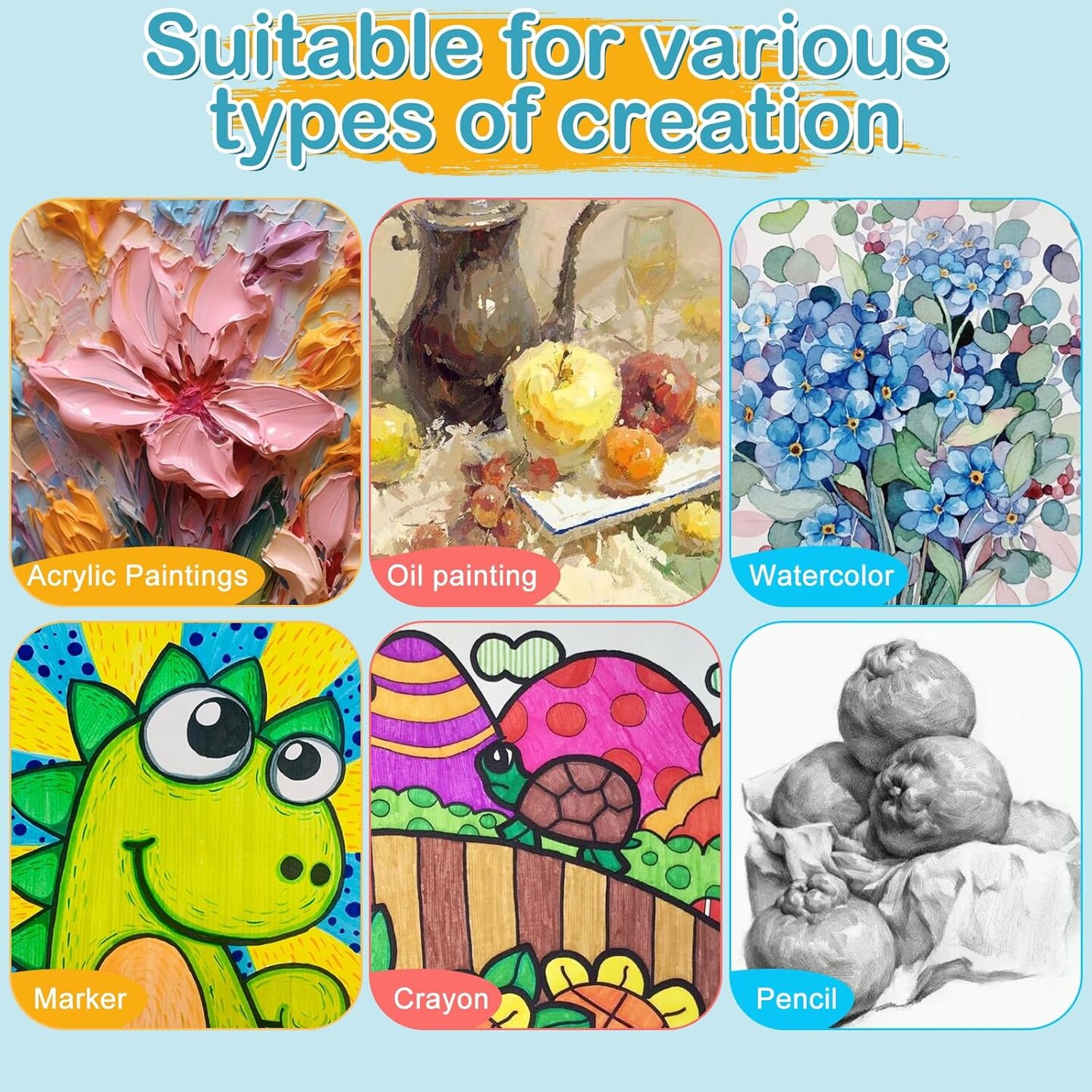 36 Pack Small Canvas Boards - 5x7 Inch
