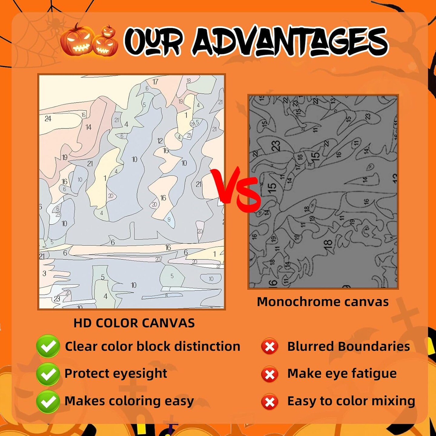 Halloween Paint by Numbers Kit (06-Halloween)
