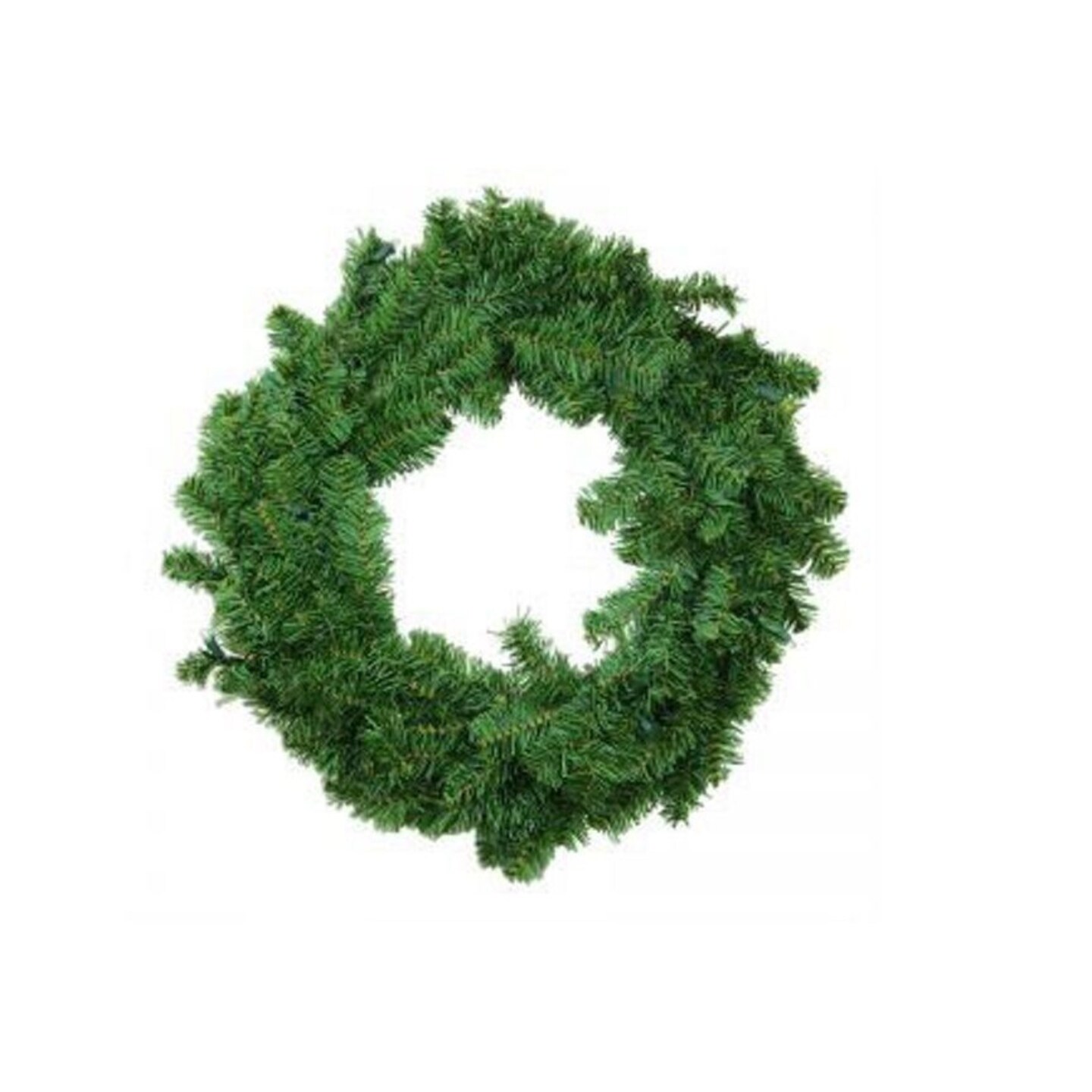 24&#x22; Canadian Pine Wreath &#x2013; Artificial Evergreen Christmas Wreath Base | 220 Tips (VW024)