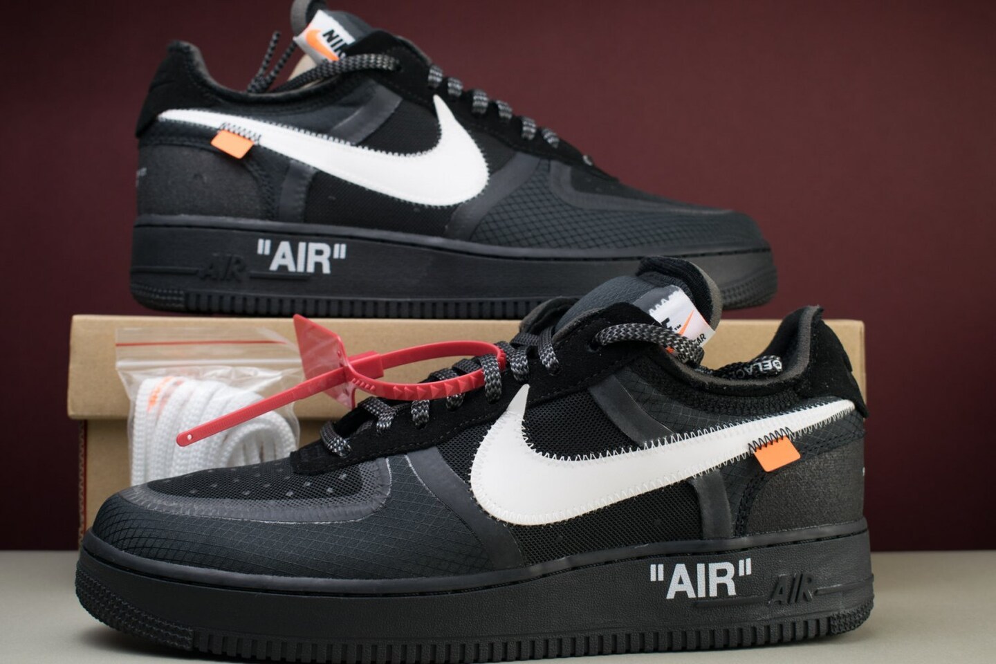 Nike Air Force 1 Low Off-White Black White | MakerPlace by Michaels