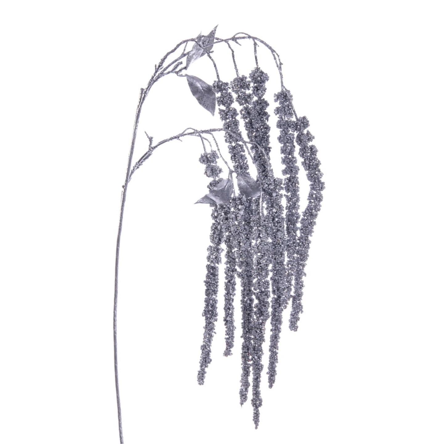 Vickerman 44" Artificial Silver Amaranthus Spray 2 per Bag. Includes 2 sprays per pack.