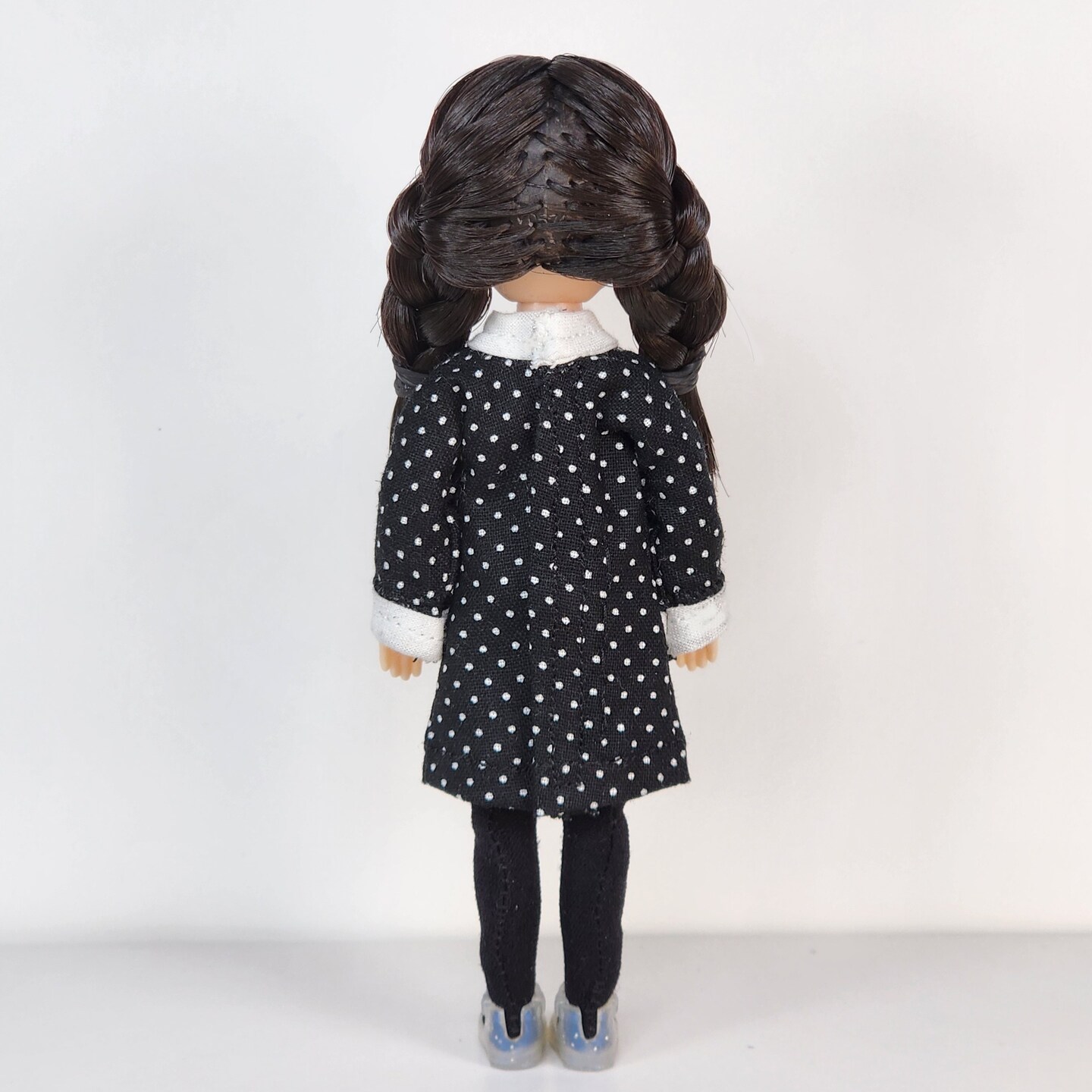 Wednesday Addams Dress for Barbie Chelsea Doll | MakerPlace by