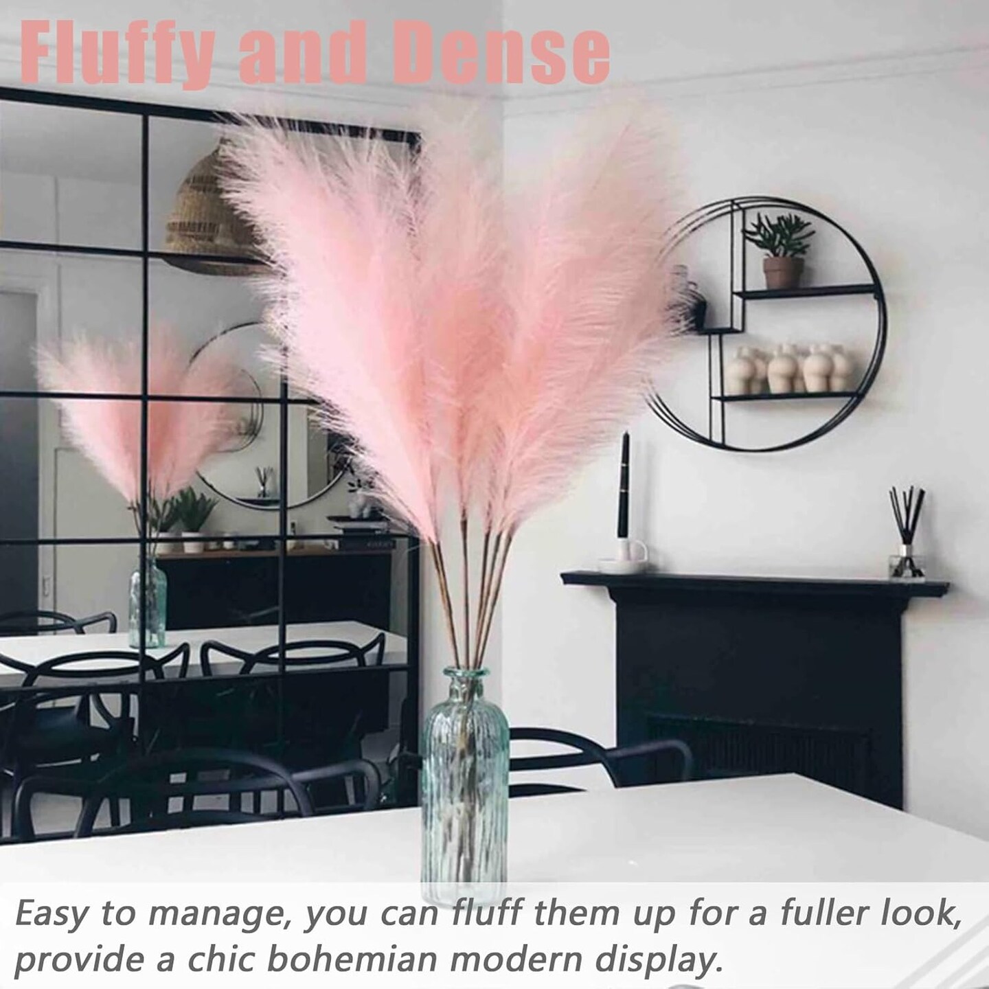 Faux Pampas Grass (B-pink)