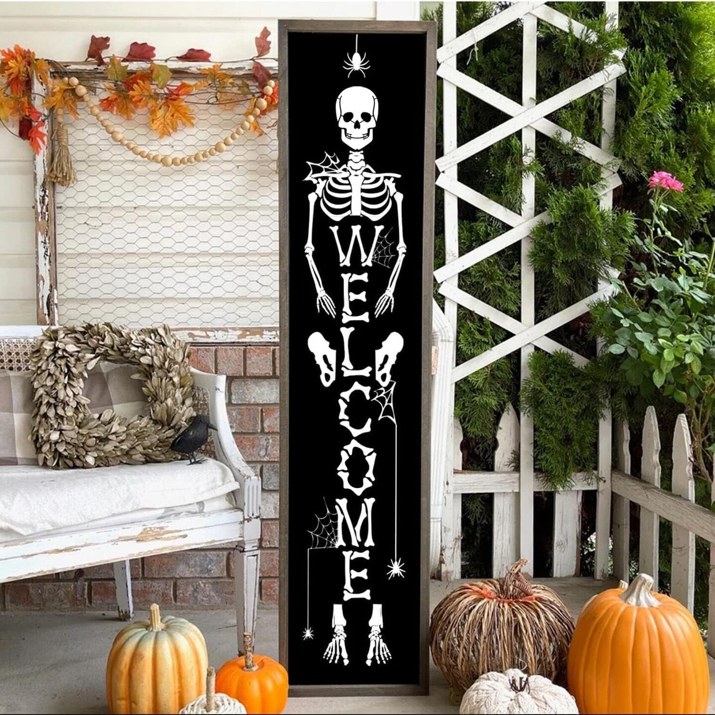 Halloween Stencils for Painting Large Skeleton(Halloween 02)
