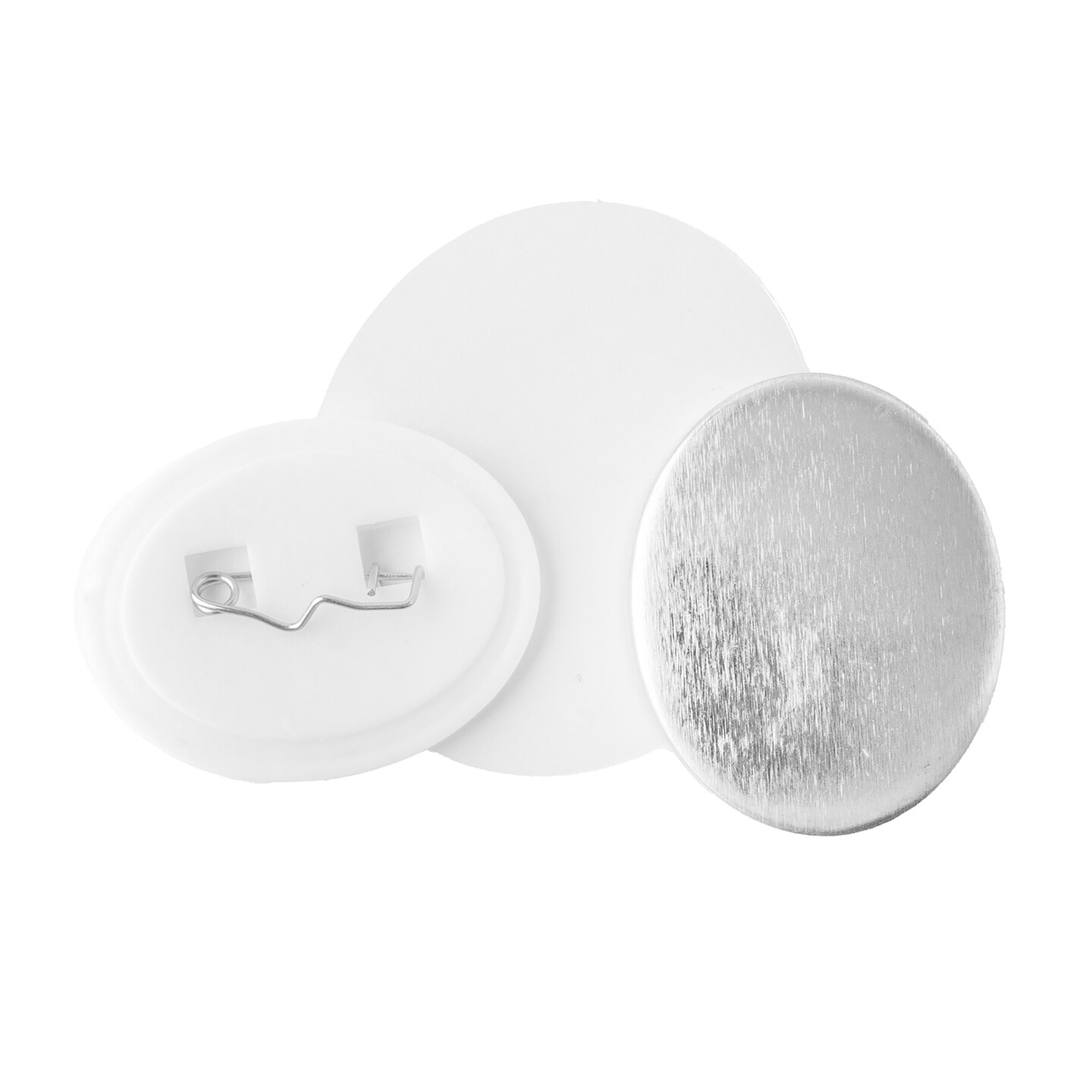We R Button Press Refill Pack 30/Pkg-Small Oval Button Pin Back, Makes 10 Pin