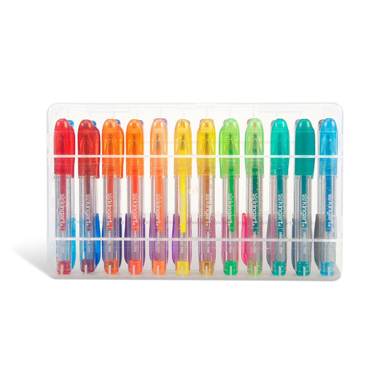 KINGART&#xAE; Mini Gel Pens, Neon, Metallic &#x26; Glitter, 24 Colors