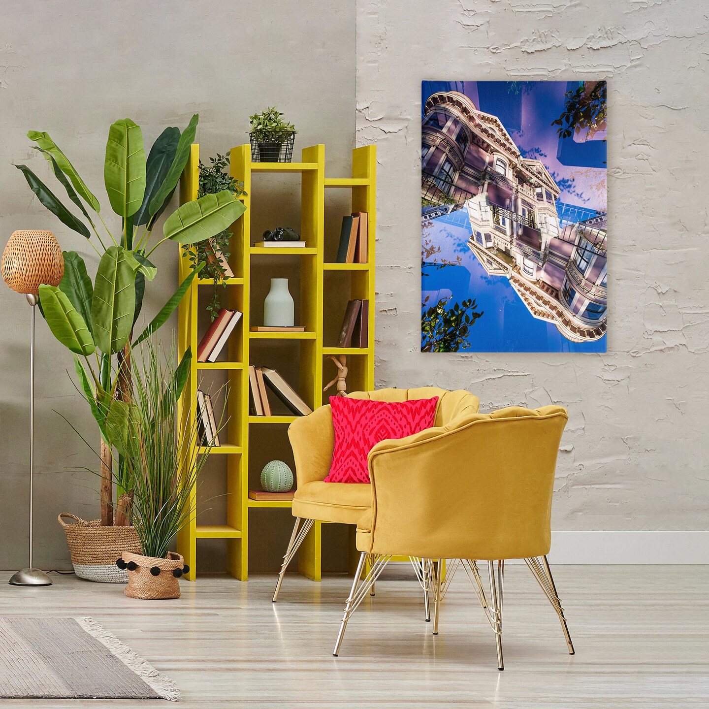 Stupell Industries Surreal Winding Architecture Canvas, design by Robin Vandenabeele