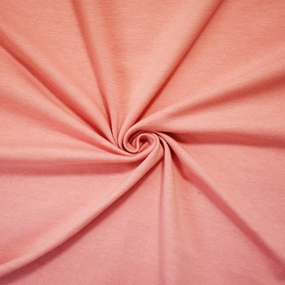 Pink Cotton Solid Stretch Spandex Jersey Knit Fabric By the Yard