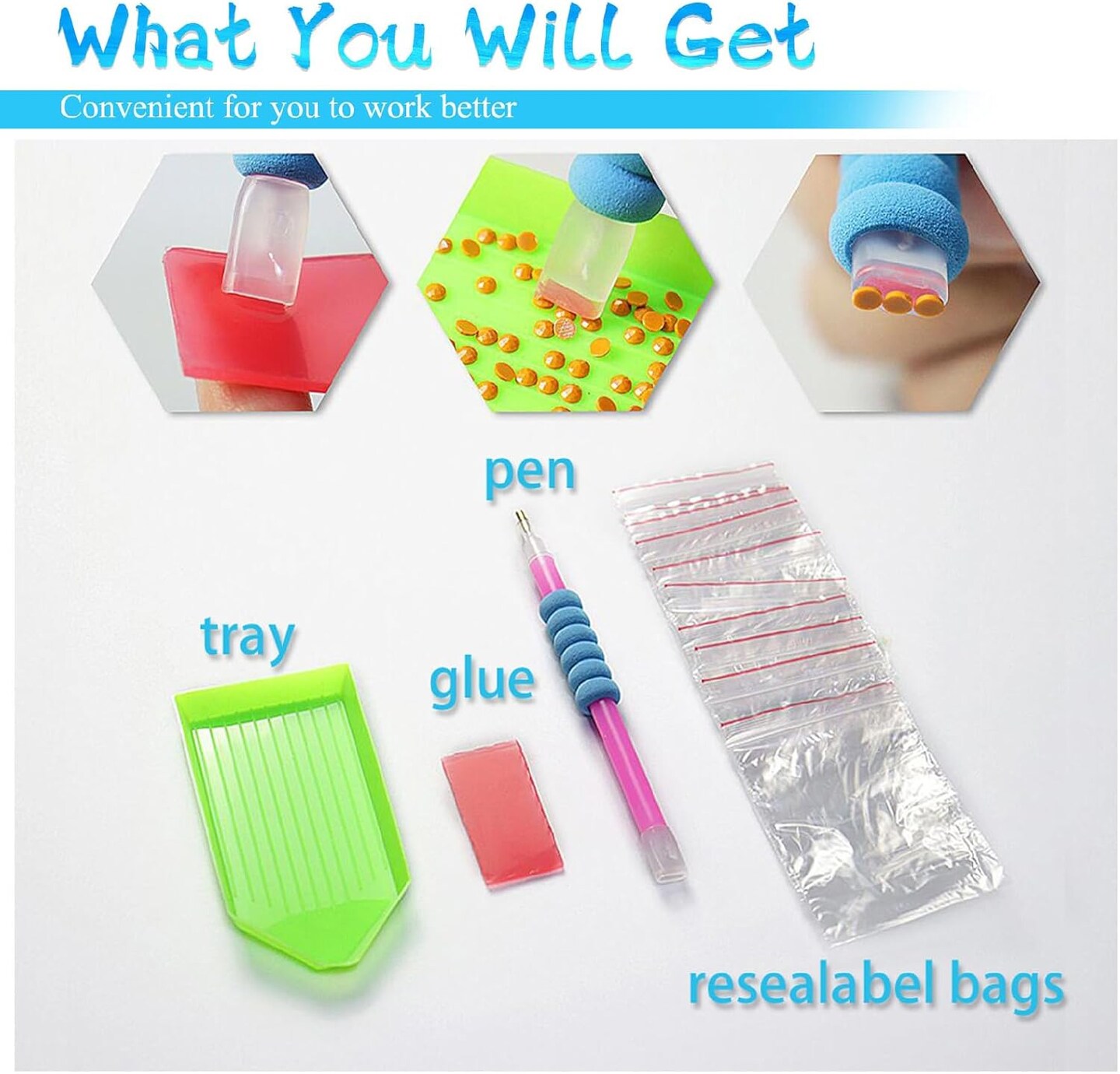 Christmas Diamond Art Kits for Adults Beginners (D006-US) 14 x 14 x 0.1 inches