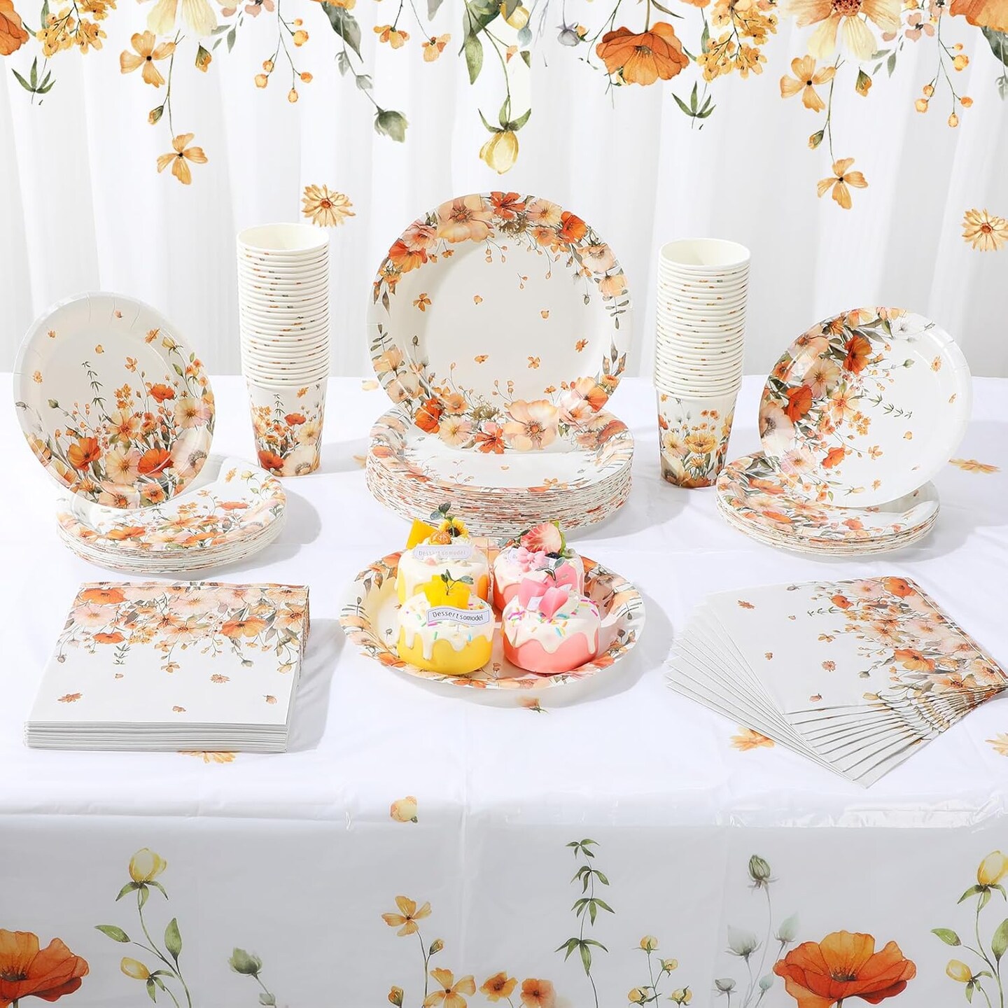 202 Pcs thanksgiving Floral Party Decoration (Autumn)
