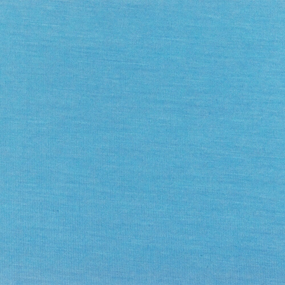 Blue Solid Stretch Spandex Rayon Modal Jersey Knit Fabric By the Yard