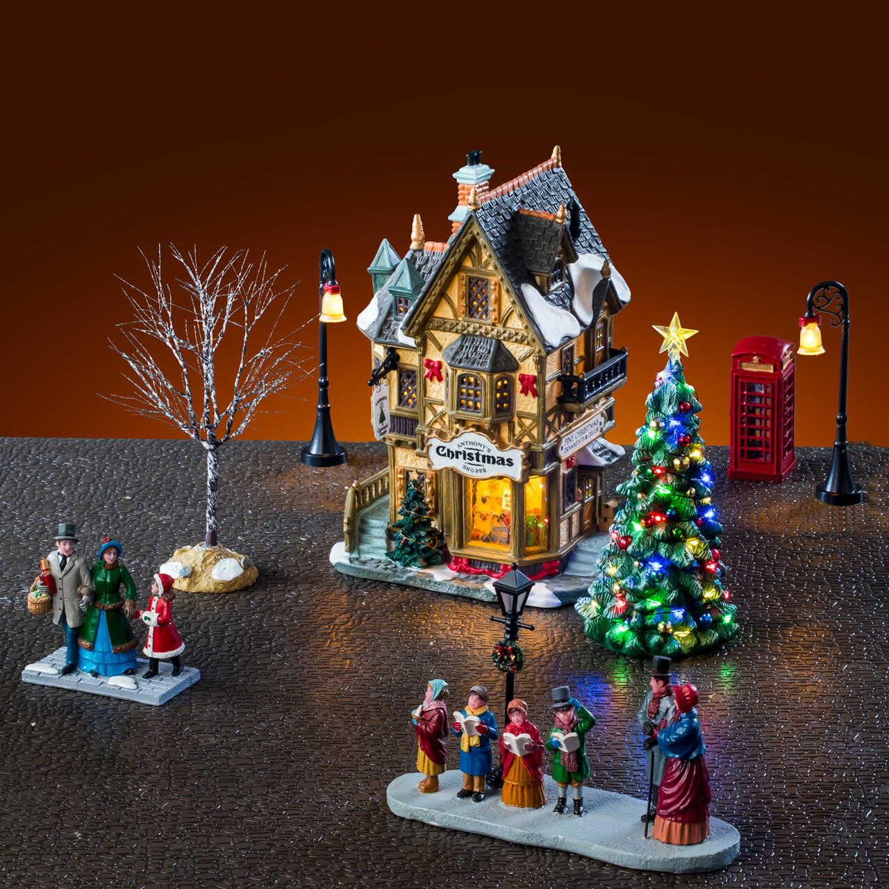 LEMAX Tannenbaum Christmas Shoppe Set #56678